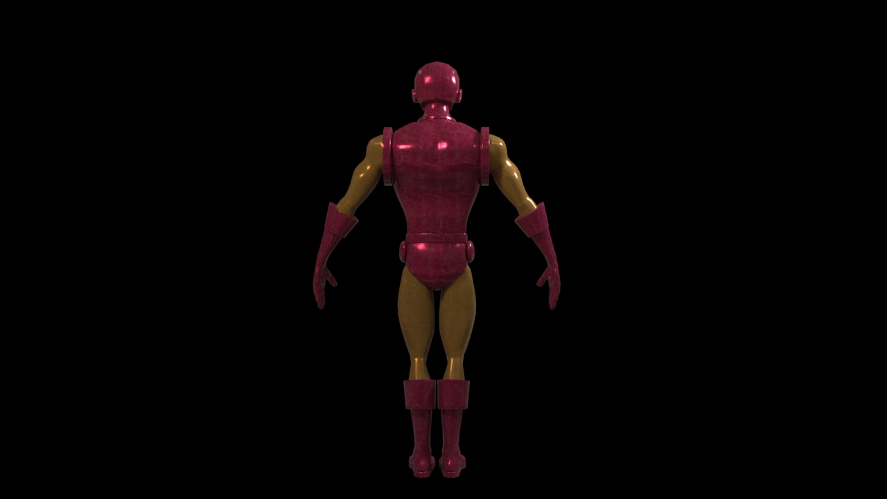 ironman desde detrás